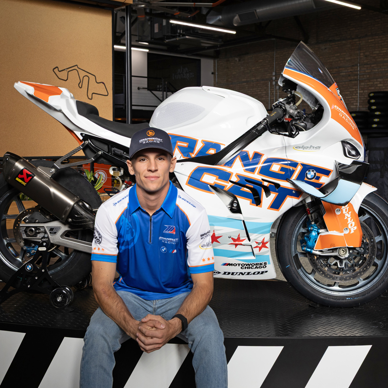 Sean Dylan Kelly at OrangeCat HQ in Chicago