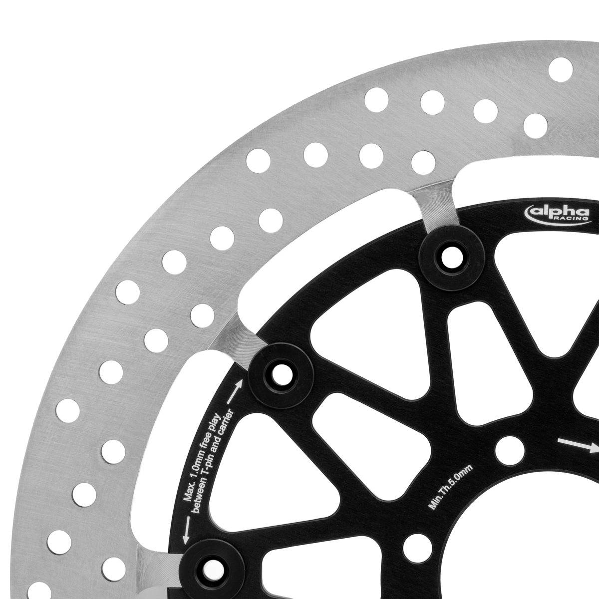 Brake disc 320x5.5, left, S RR 2009-2018