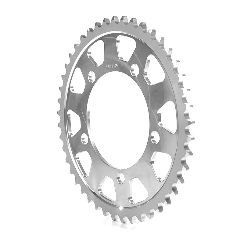 Sprocket Aluminium, silver, T45, 525, OEM cast whe