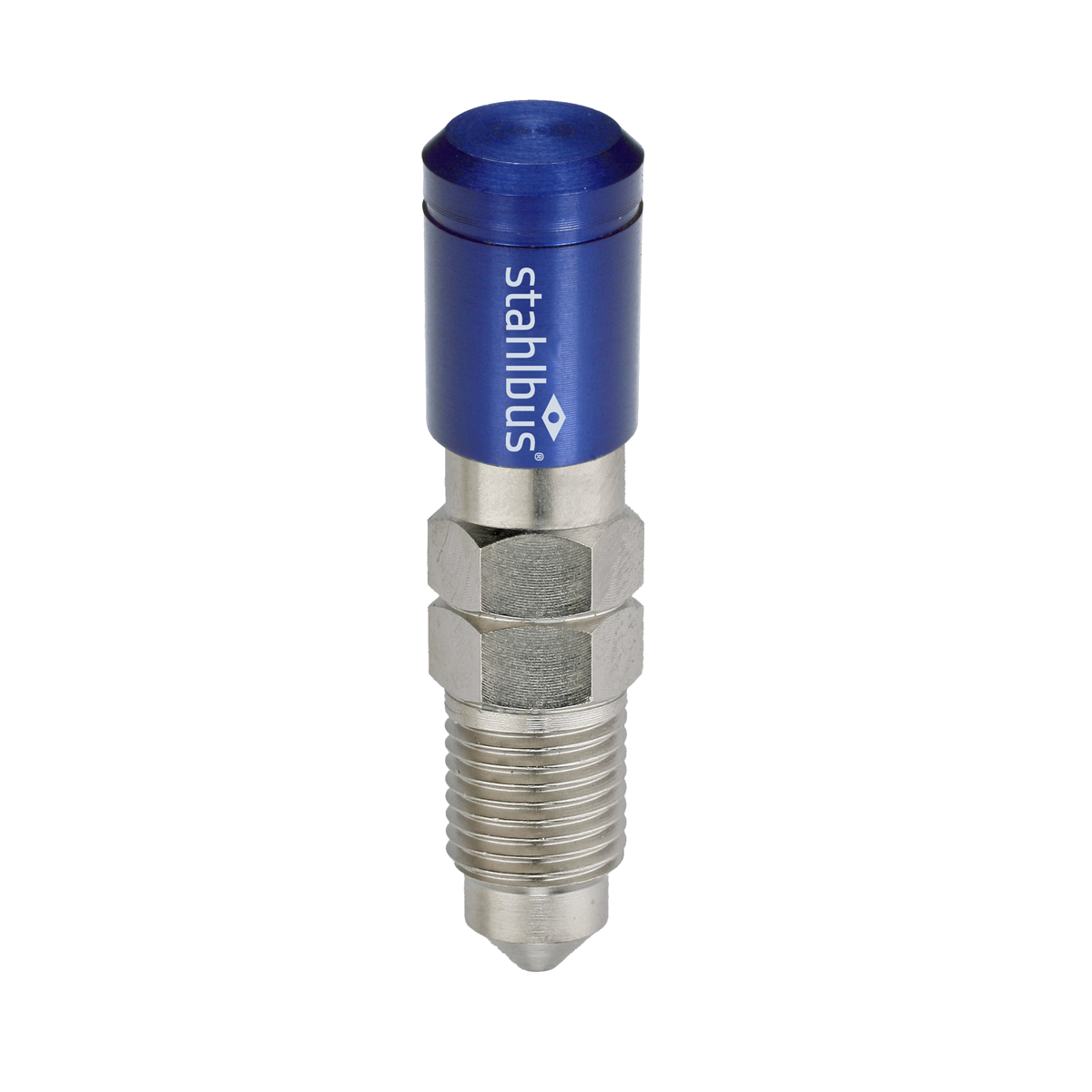 Stahlbus bleeder valve M10x1.0x14 mm, blue