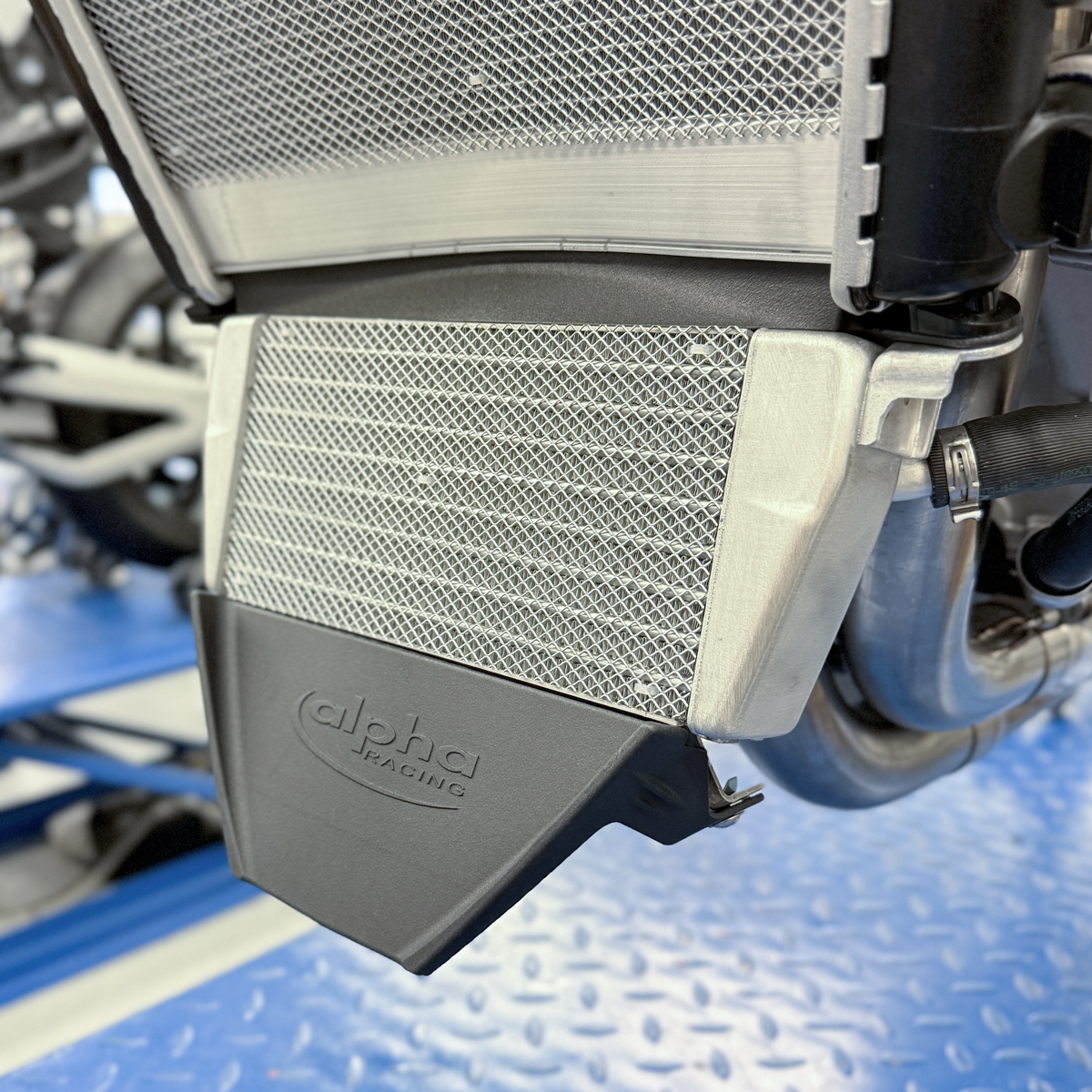 Cover on OEM Oil cooler