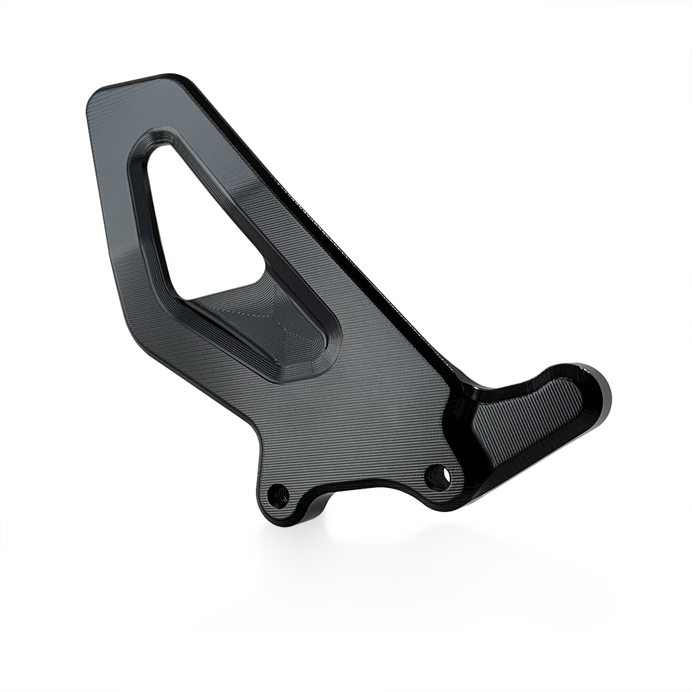 Heel protection racing rearset, right