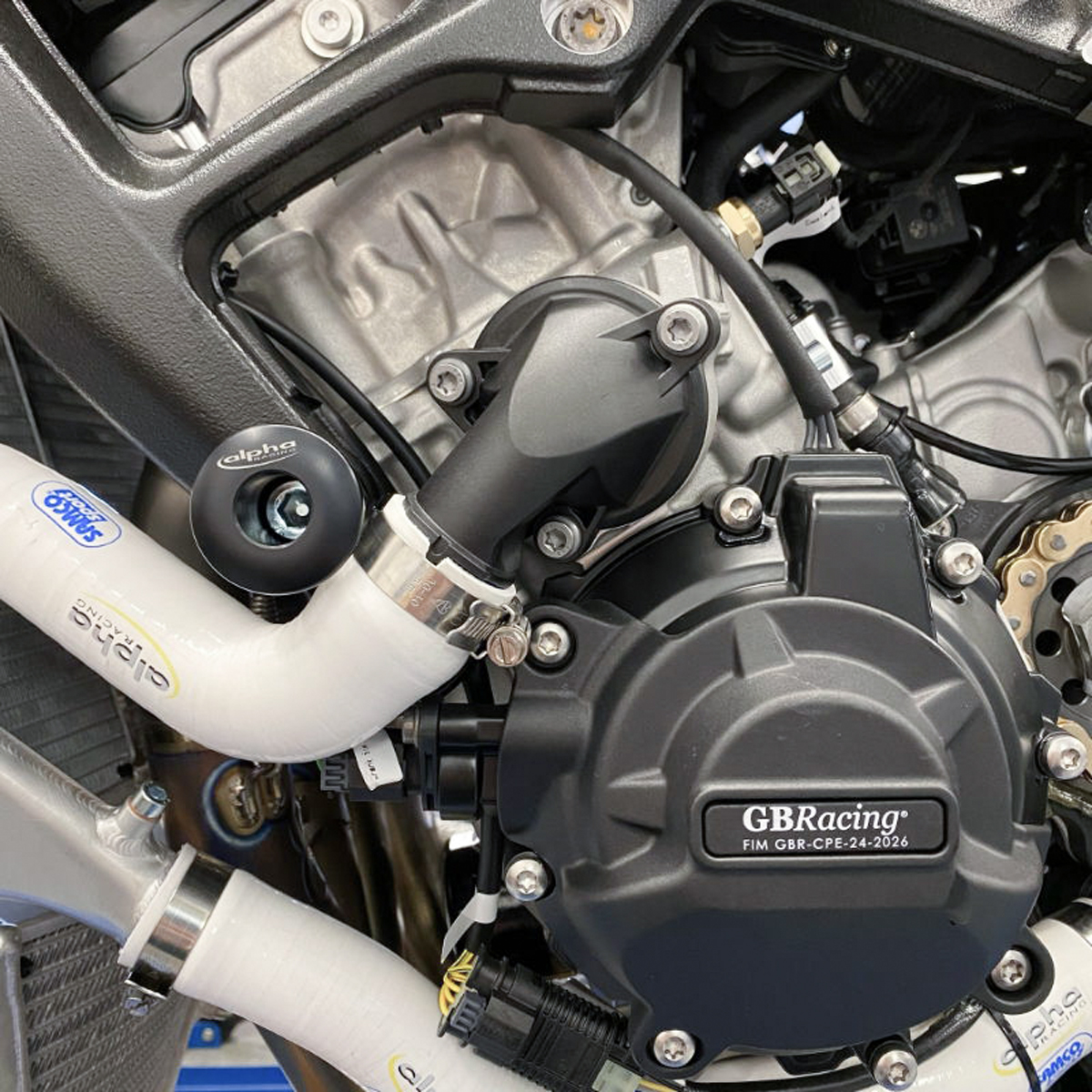 GBRacing alternator cover protection