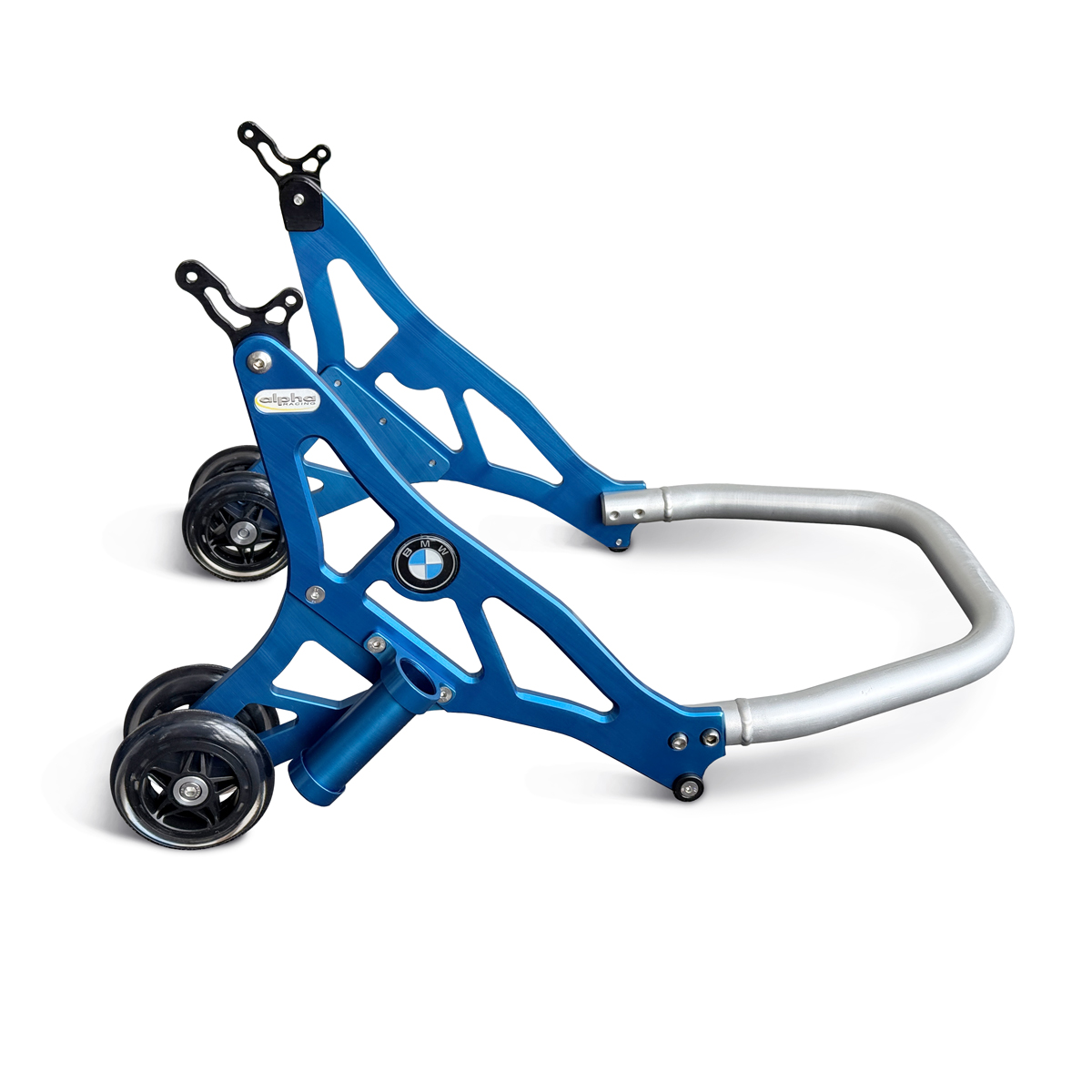 Rear paddock stand, blue